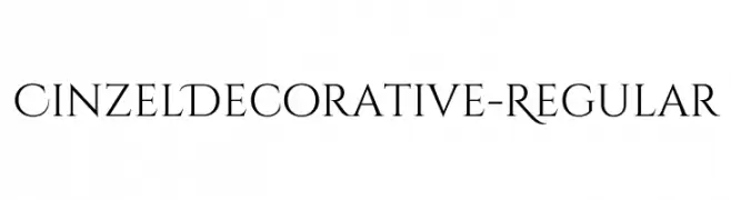 CinzelDecorative-Regular  Descarca Fonturi Gratis