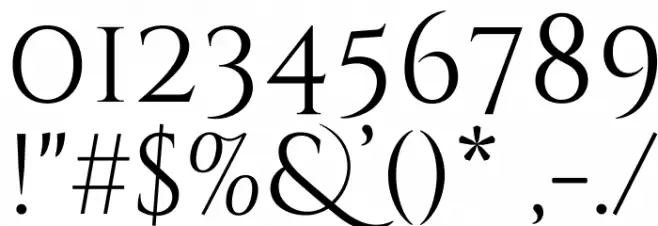 CinzelDecorative-Regular Font OTHER CHARS