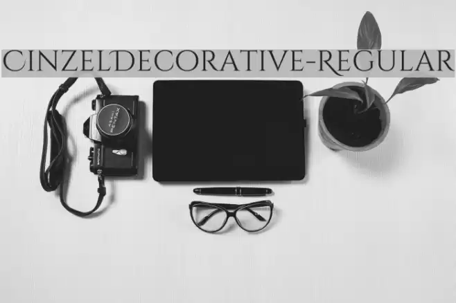 CinzelDecorative-Regular Font examples