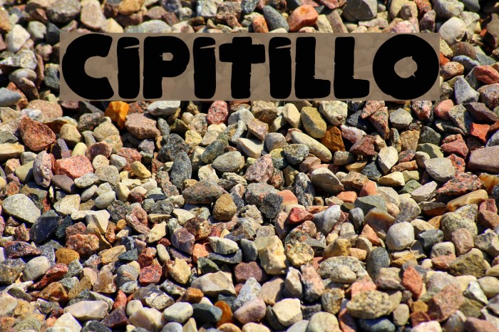 Cipitillo Fonte examples
