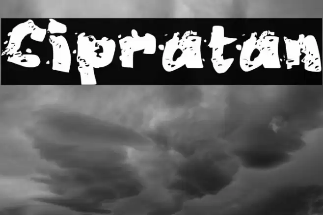 Cipratan Font examples