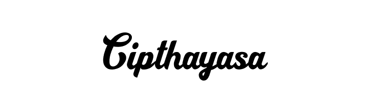 Cipthayasa  Frei Schriftart Herunterladen