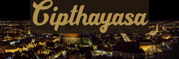 Cipthayasa Font examples