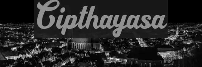 Cipthayasa Font examples