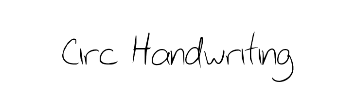 Circ Handwriting 