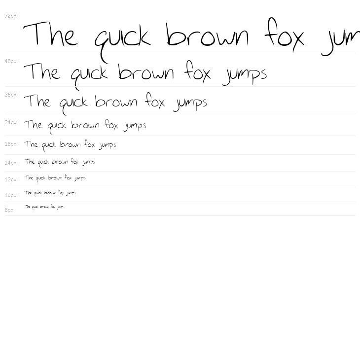 Circ Handwriting Waterfall