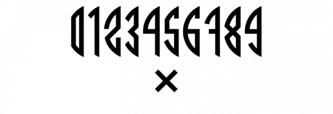 Circle Monogramm Left Font OTHER CHARS