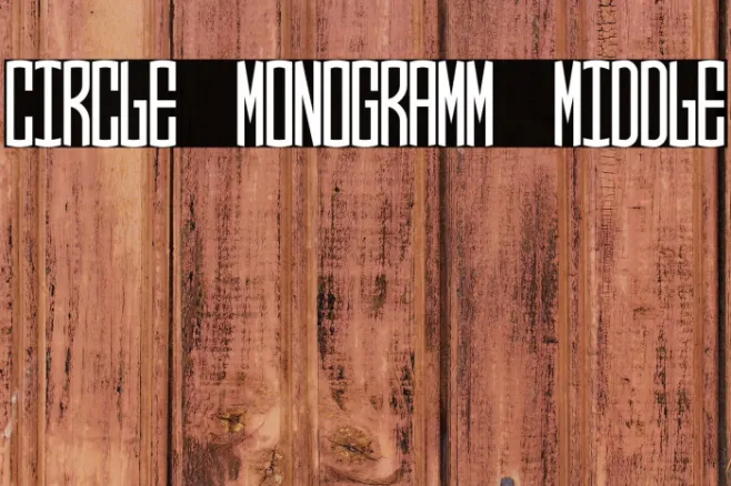 Circle Monogramm Middle Example 1