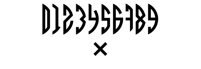 Circle Monogramm Right Font OTHER CHARS