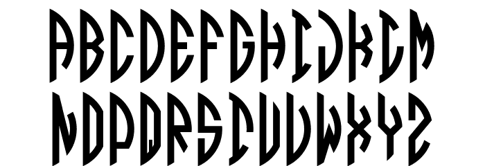 Circle Monogramm Right Font LOWERCASE