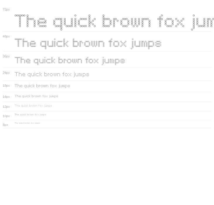 Circle Outline Regular Waterfall