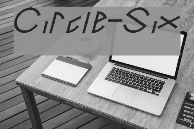 Circle-Six フォント examples