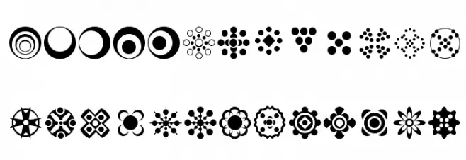 Circle Things 2 字体 大写