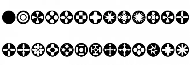Circle Things フォント 小文字