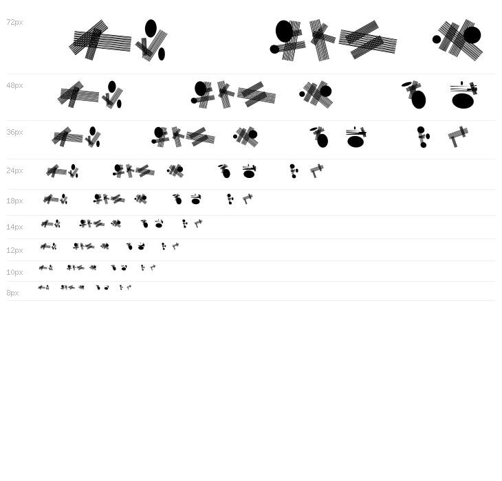 Circle and Line Regular Waterfall