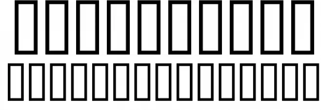 Circle black&white Шрифта ДРУГИЕ символов