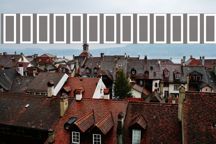 Circle black&white Font examples