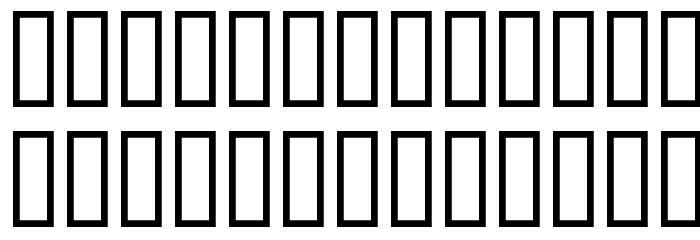 Circle black&white Font LOWERCASE