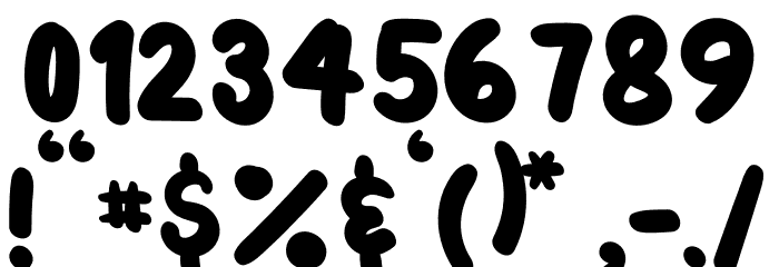 Circle Font OTHER CHARS