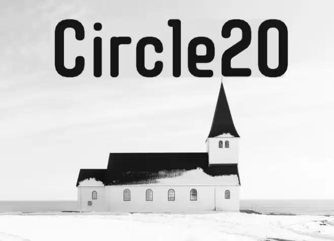 Circle20 फ़ॉन्ट examples