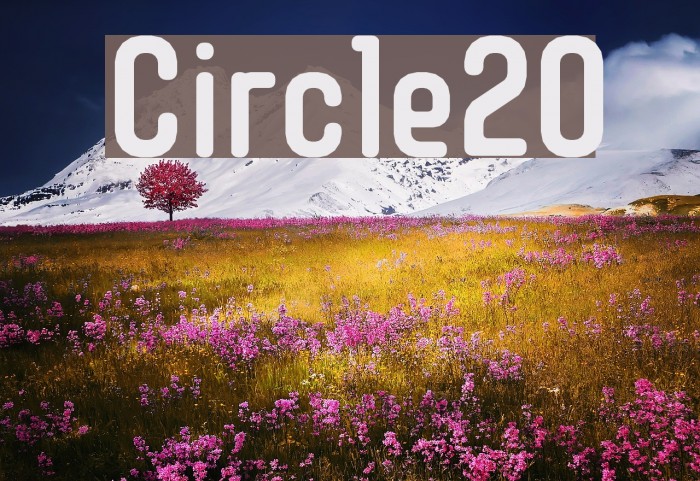 Circle20 Fuentes examples