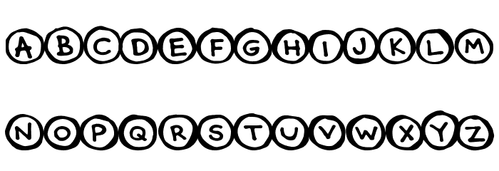 CircleCaps Font LOWERCASE