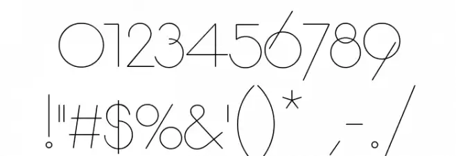 CircleD Font OTHER CHARS