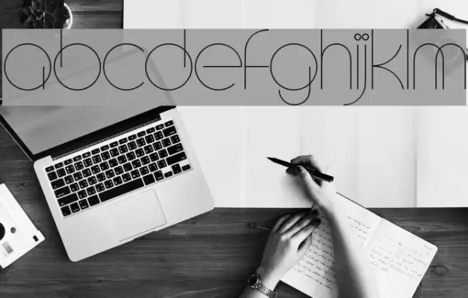 CircleD Font examples