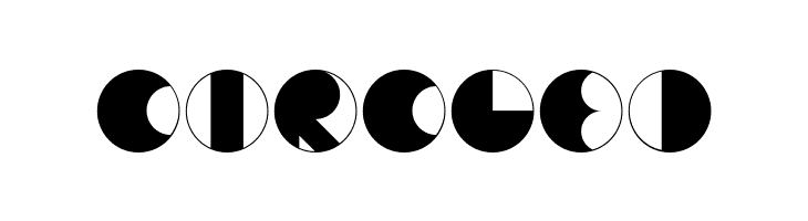 Circled  नि: शुल्क फ़ॉन्ट्स डाउनलोड