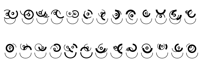 CircledHeads Font LOWERCASE