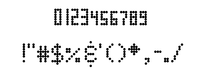 Circles, Etc. Regular Font OTHER CHARS