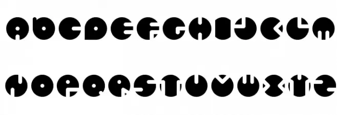 Circles_New Font Litere mari