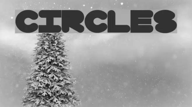 Circles Font examples