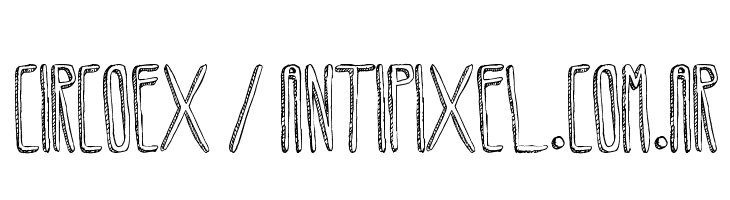 Circoex / ANTIPIXEL.com.ar  नि: शुल्क फ़ॉन्ट्स डाउनलोड