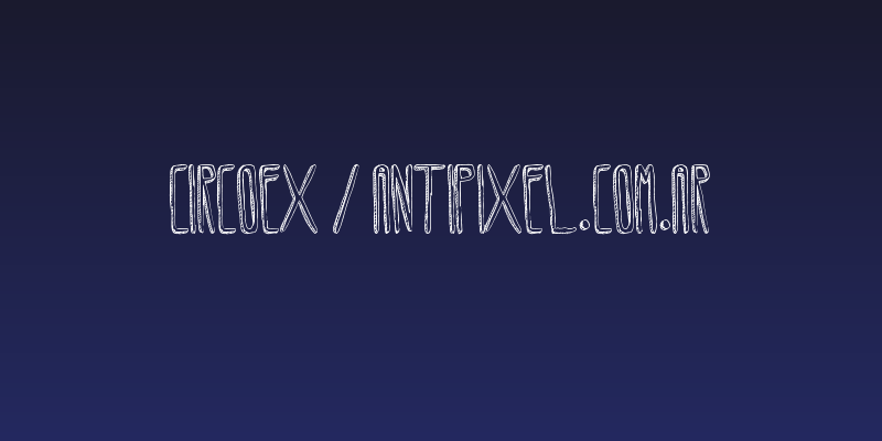 Circoex / ANTIPIXEL.com.ar Social Header