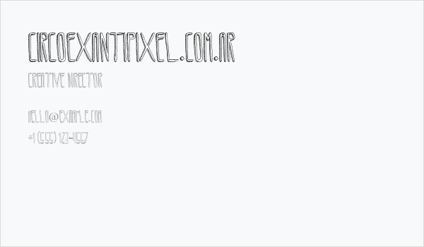 CircoexANTIPIXEL.com.ar Business Card