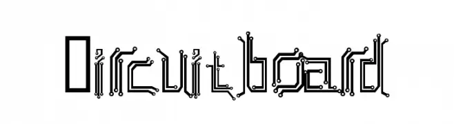 Circuit board  免费字体下载