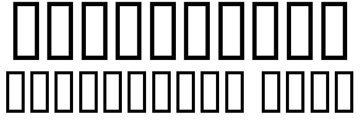 Circuit board Font Alte caractere