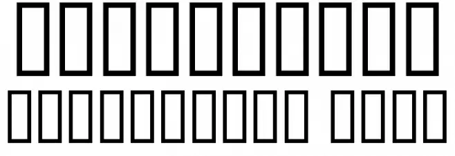 Circuit board Font Alte caractere
