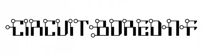 CircuitBoredNF  Descarca Fonturi Gratis