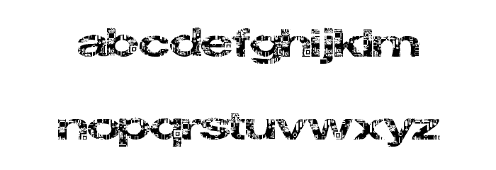 CircuitCity Font LOWERCASE