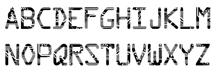 Circuit フォント 小文字