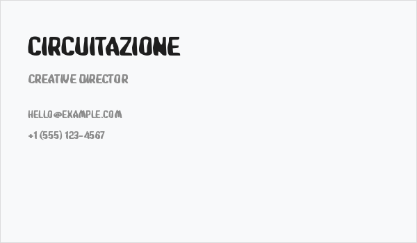 Circuitazione Business Card