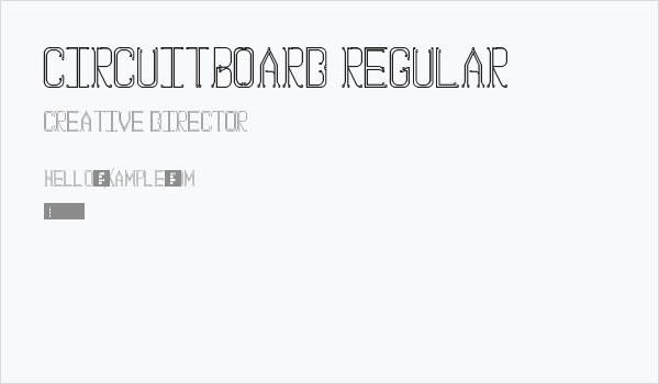 Circuitboard Regular Business Card