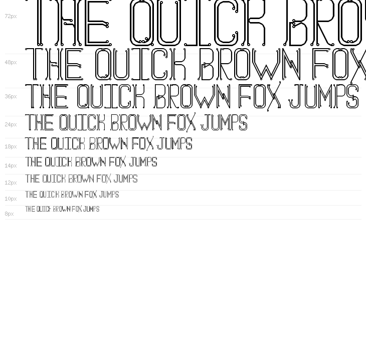 Circuitboard Regular Waterfall