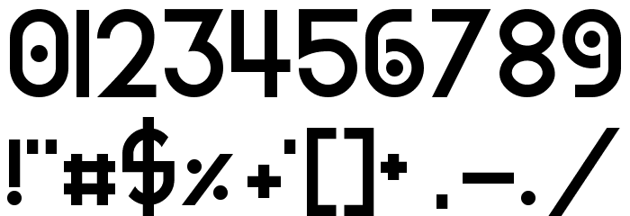 Circular Abstracts Font OTHER CHARS