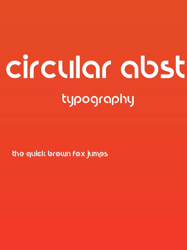 Circular Abstracts Poster
