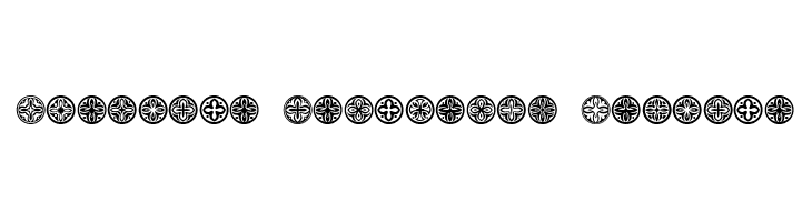 Circular Ornaments Regular Polices