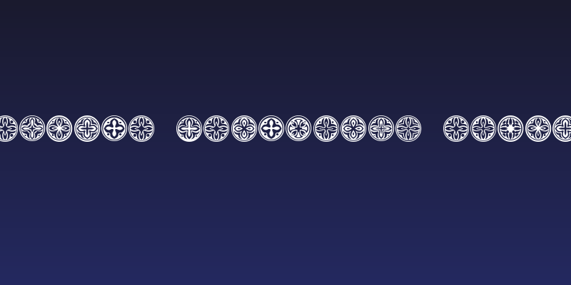Circular Ornaments Regular Social Header