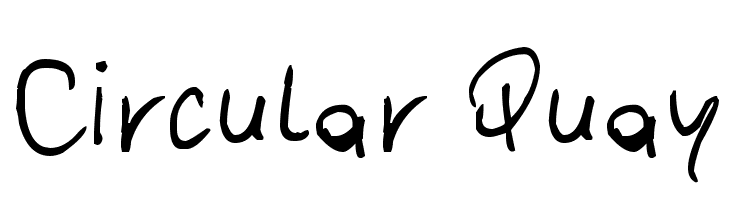 Circular Quay Font